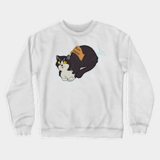 Catloaf: Rye Swirl (Tuxedo) Crewneck Sweatshirt